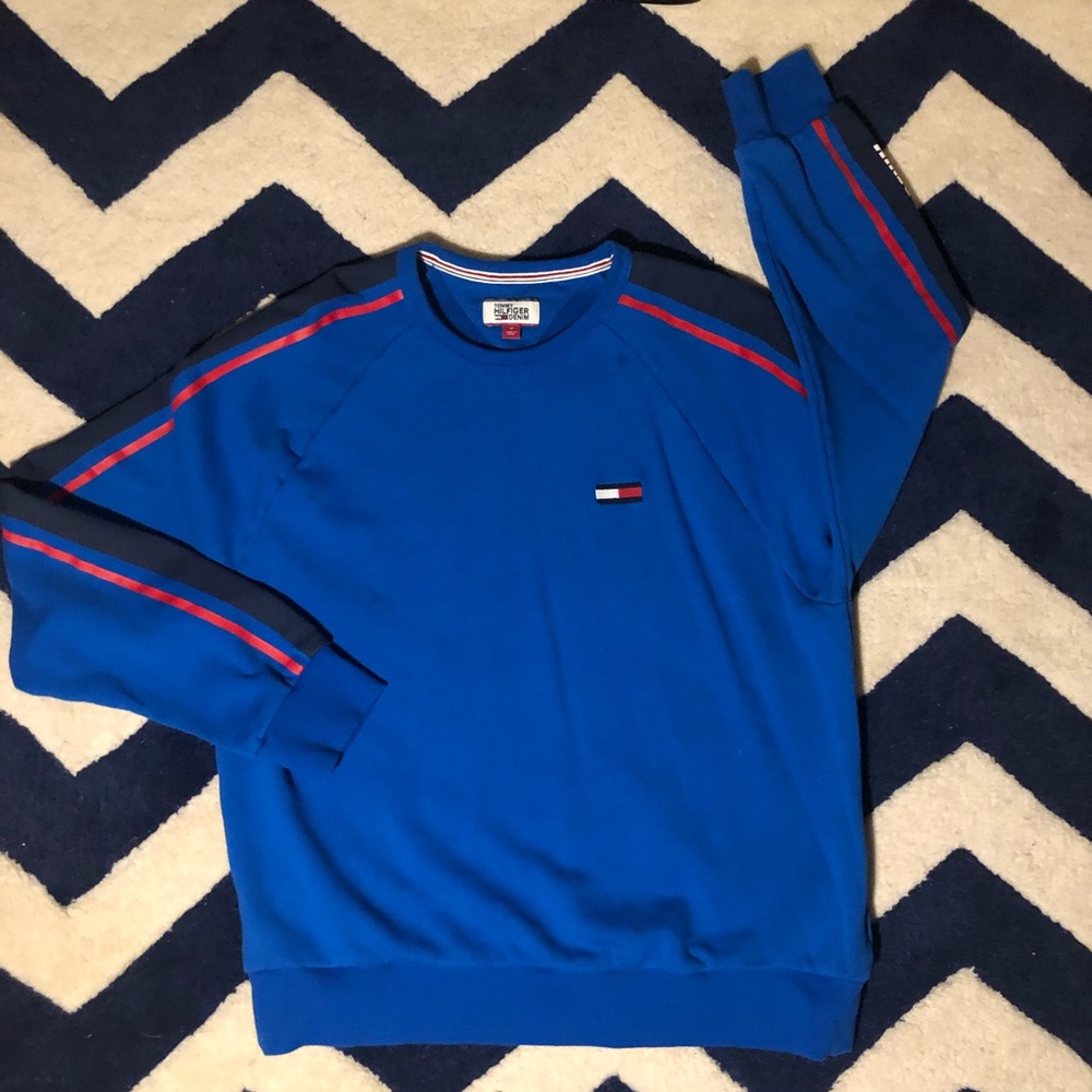 Blue Tommy Hilfiger Denim Men’s Medium Crew Neck